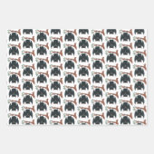 Buntes Becken Geschenkpapier Set (Vorderseite)