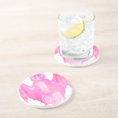 Buntes Becken Getränkeuntersetzer (Seite)