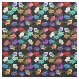 Buntes Betta Aquarium-Fisch-Puma-Baumwollgewebe Stoff