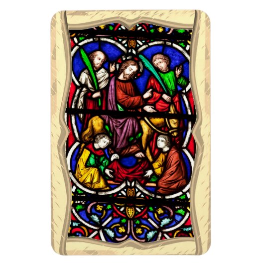 Buntes Bibelszenen-Magnet Magnet (Vertikal)
