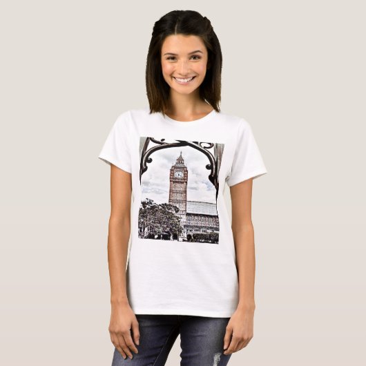 Buntes Big Ben T-Shirt (Vorne ganz)