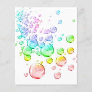 Buntes Blasen Scrapbook Hintergrundpapier