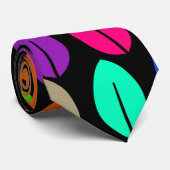 Buntes Blatt Krawatte (Gerollt)