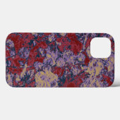 Buntes Blatt- und Blumentarnungsmuster Case-Mate iPhone Hülle (Rückseite (Horizontal))
