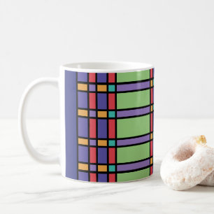 Buntes Bleiglas Kaffeetasse