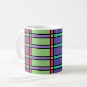Buntes Bleiglas Kaffeetasse (Vorderseite Links)