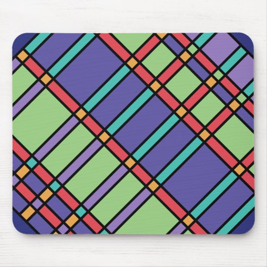 Buntes Bleiglas Mousepad (Vorne)