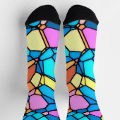 Buntes Bleiglas Socken (Oben)