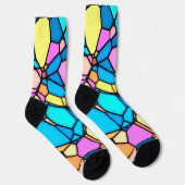 Buntes Bleiglas Socken (Rechts)