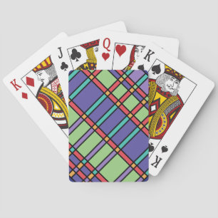 Buntes Bleiglas Spielkarten