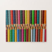 Buntes Bleistiftzeichenstift-Druckpuzzlespiel Puzzle (Horizontal)