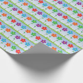 Buntes Blumen-Muster-Verpackungs-Papier Geschenkpapier (Ecke)