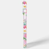 Buntes Blumengarten-Monogramm  Case-Mate iPhone Hülle (Rückseite / Links)