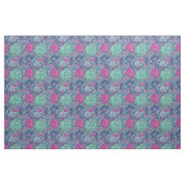 Buntes Blumengekritzel-Muster Stoff (Fat Quarter (45,7 x 55,9 cm))