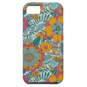 Buntes Blumenmuster Case-Mate iPhone Hülle (Rückseite)