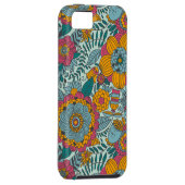 Buntes Blumenmuster Case-Mate iPhone Hülle (Rückseite/rechts)