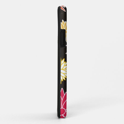 Buntes Blumenmuster Case-Mate iPhone Hülle (Hinten/Rechts)