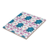 Buntes Blumenmuster Fliese (Seite)