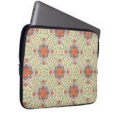 Buntes Blumenmuster-Laptophülle Laptopschutzhülle (Vorne Rechts)