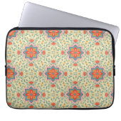 Buntes Blumenmuster-Laptophülle Laptopschutzhülle (Vorderseite)
