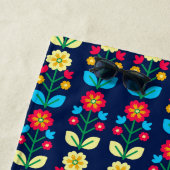 Buntes Blumenmuster Strandtuch (Beispiel)