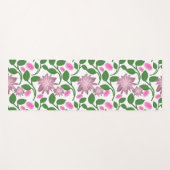 Buntes Blumenmuster Yogamatte (Vorderseite (Horizontal))