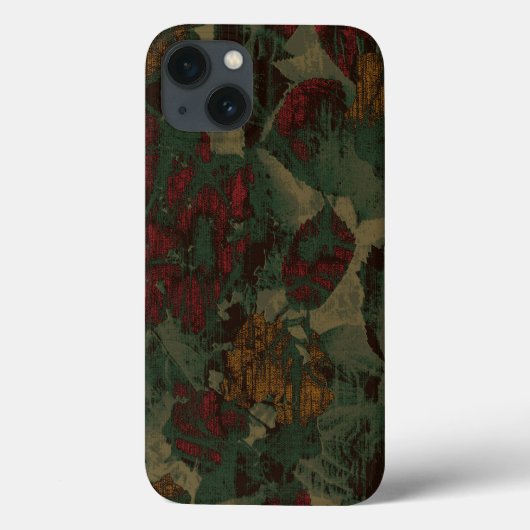 Buntes Blumentarnungsmuster Case-Mate iPhone Hülle (Rückseite)