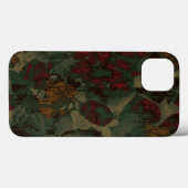 Buntes Blumentarnungsmuster Case-Mate iPhone Hülle (Rückseite (Horizontal))