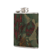 Buntes Blumentarnungsmuster Flachmann (Links)