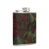 Buntes Blumentarnungsmuster Flachmann (Rechts)