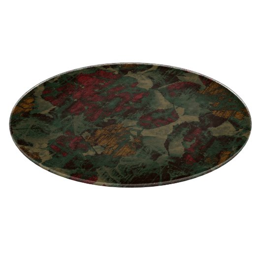 Buntes Blumentarnungsmuster Schneidebrett (Ecke)