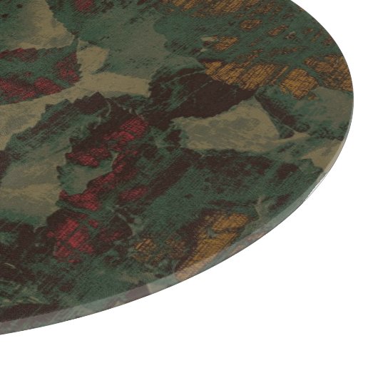 Buntes Blumentarnungsmuster Schneidebrett (Ecke)