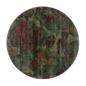 Buntes Blumentarnungsmuster Schneidebrett (Vorderseite)