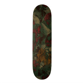 Buntes Blumentarnungsmuster Skateboard