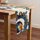 Buntes Bohemisches Boho MOD Hippy Chic-Muster Mittelgroßer Tischläufer (Beispiel)