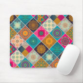 Buntes Bohemisches Mandala-Patchwork Mousepad (Mit Mouse)