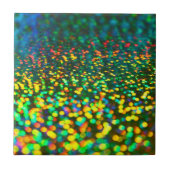 Buntes Bokeh Fliese (Vorderseite)