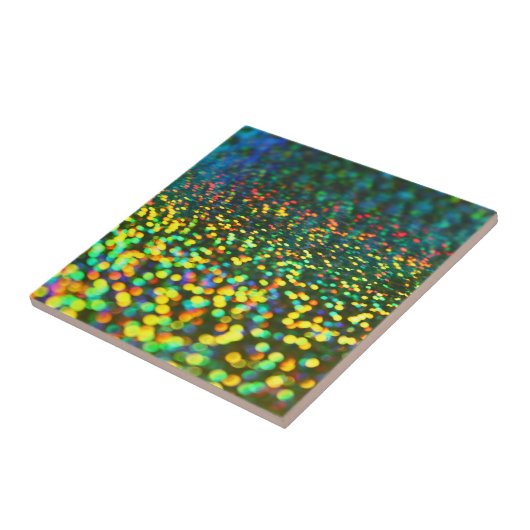 Buntes Bokeh Fliese (Seite)