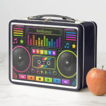 Buntes Boombox Musik Player Personalisiert Kinder
