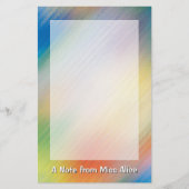 Buntes Briefpapier (Vorderseite)