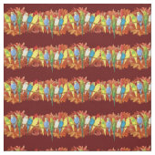 Buntes budgies Muster Stoff (Muster)