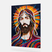 Buntes Christus ( 1 ) Acrylschild (Winkel)