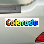 buntes Colorado. v2. Autoaufkleber (Auf Auto)