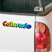 buntes Colorado. v2. Autoaufkleber (Auf Lkw)