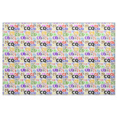 Buntes Cq beschriftet Amateurfunk-Gewebe Stoff (Fat Quarter (45,7 x 55,9 cm))