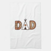 Buntes Dad-Tipi-Lettering-Shirt-Design_1 Geschirrtuch (Vertikal)