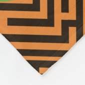 Buntes diagonales Labyrinth-Muster auf Fleecedecke (Ecke)
