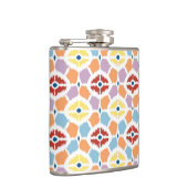 Buntes Diamanten ikat geometrisch Flachmann (Rechts)