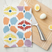 Buntes Diamanten ikat geometrisch Handtuch (Viertel Falte)