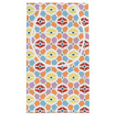 Buntes Diamanten ikat geometrisch Kleine Geschenktüte (Rückseite)